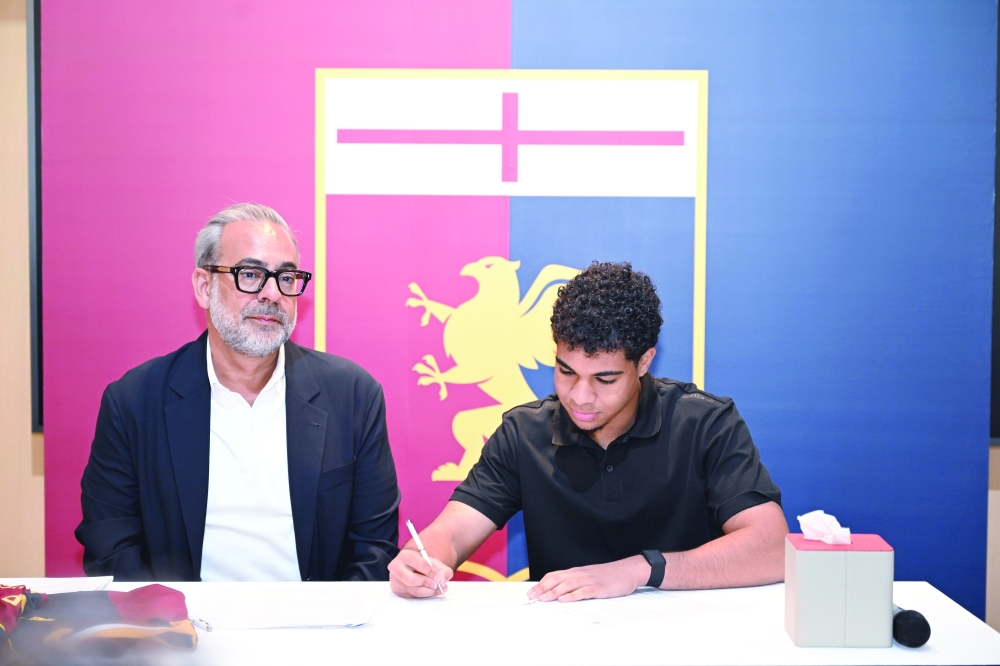 Al Kharousi described the contract as one of the proudest moments of his career. — Abdulwahid al Hamadani 