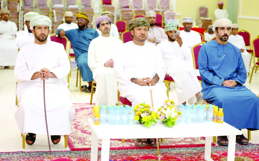The draw ceremony for the 2026 “Cheer for Your Team” Amateur Football League in Al Kamil W'al Wafi. — Said al Rashdi