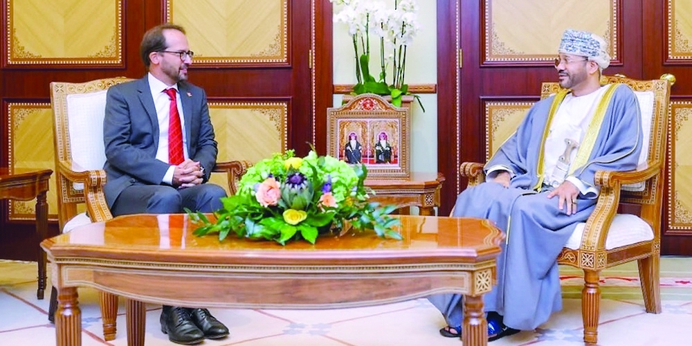Sayyid Badr with Thomas Oertle.