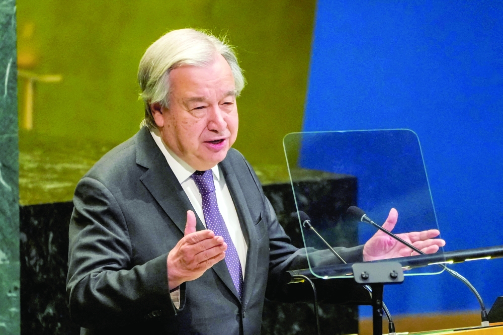 United Nations Secretary-General Antonio Guterres 