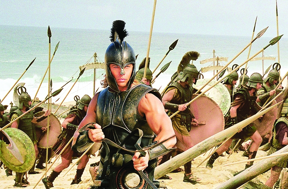 Brad Pitt stars as Achilles the primary protagonist of the 2004 film Troy. He serves as the central character whose search for immortal glory drive much of the film's narrative.