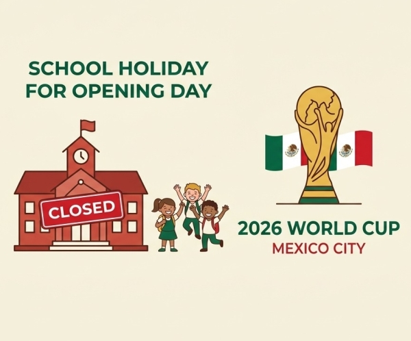 Mexico closes schools during WC opener to ease traffic