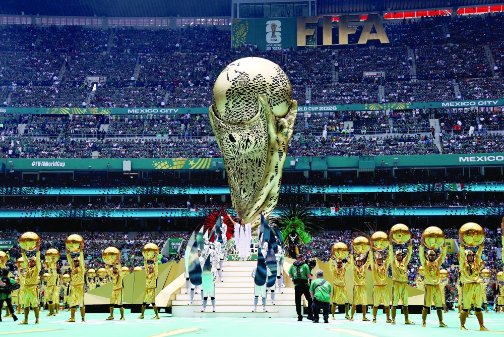 Soccer Football - FIFA World Cup 2026 - Group A - Mexico v South Africa - Estadio Azteca, Mexico City, Mexico - June 11, 2026
Performers during the opening ceremony before the match REUTERS/Kai Pfaffenbach