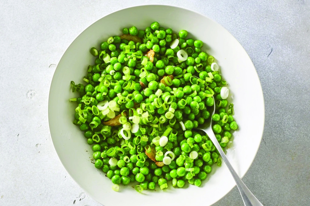 The peas end up almost shockingly sweeter when cooked with salty, punchy anchovies and aromatic garlic in this lovely spring side dish