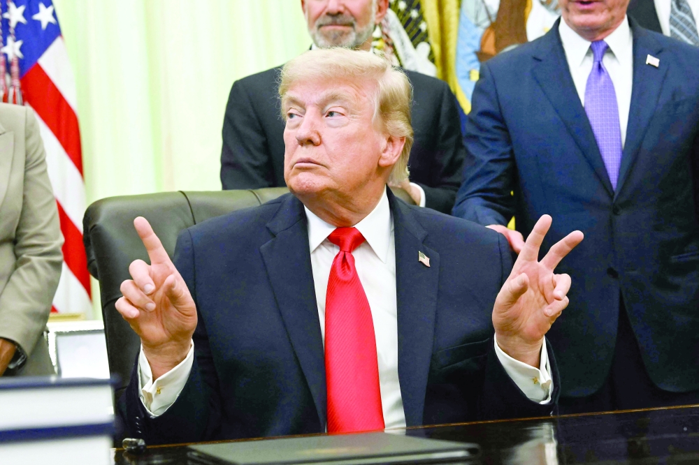 US President Donald Trump
