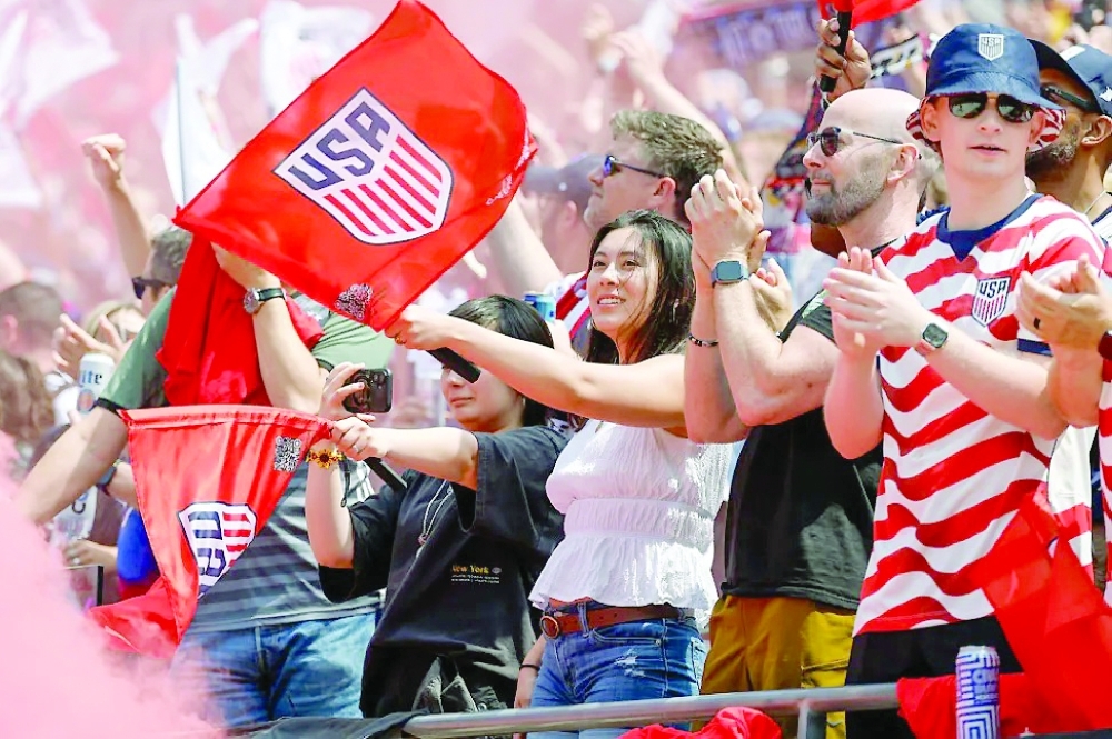USA football fans