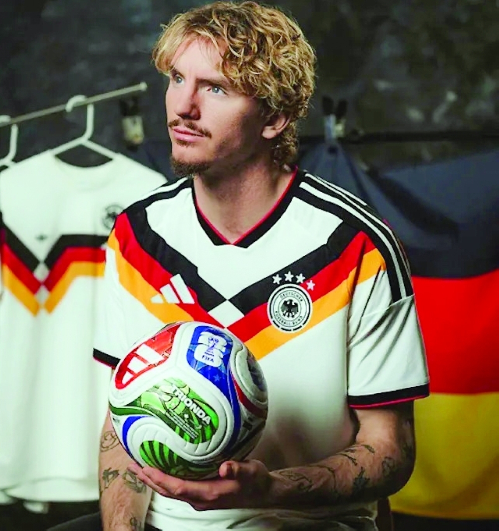 Nick Woltemade with new design of german national team at world cup 2026