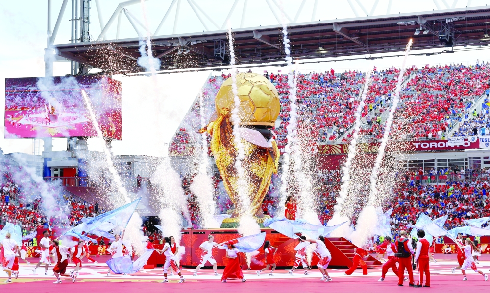 Performer Jessie Reyez during the opening ceremony. — REUTERS