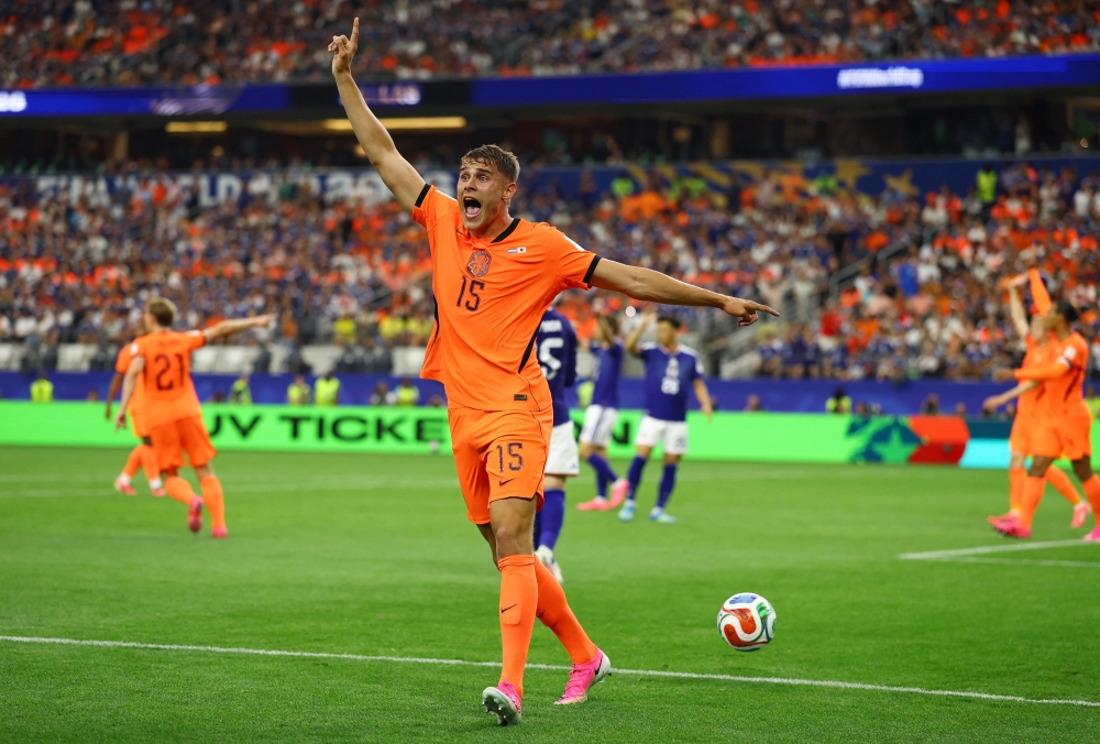  
Netherlands' Micky van de Ven reacts REUTERS 