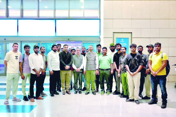 Indian sailors Jalveer return home after Oman rescue operation
