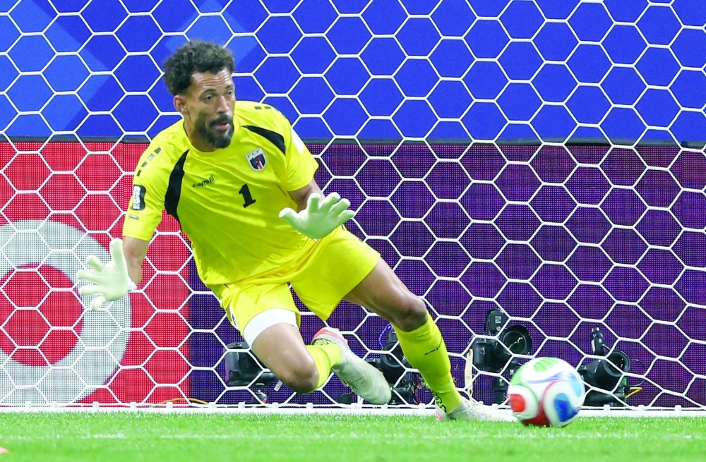 Cape Verde's Vozinha in action as he makes a save. — Reuters