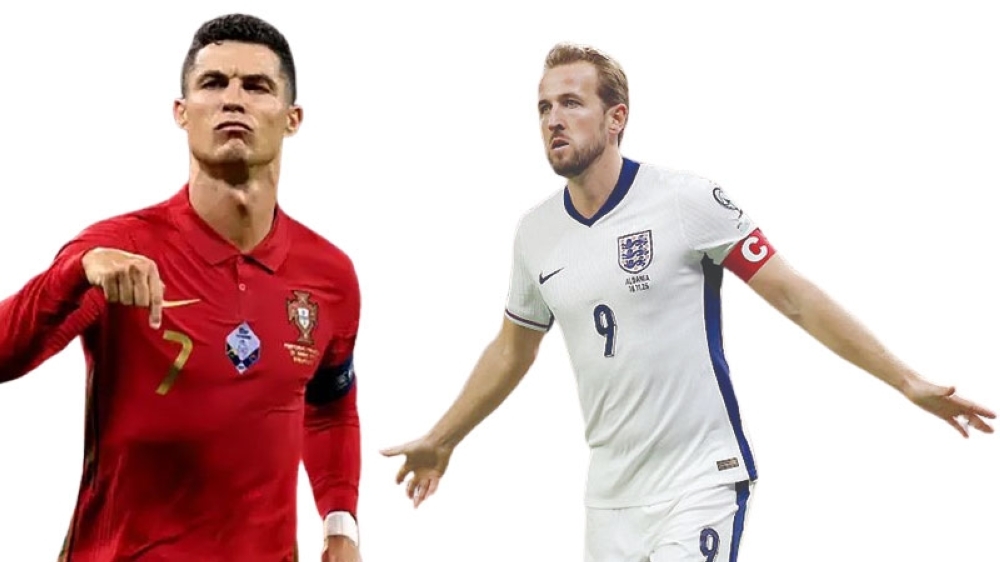Harry Kane and Cristiano Ronaldo 