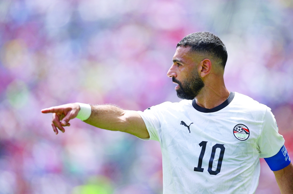 
Egypt's Mohamed Salah reacts. — Reuters
