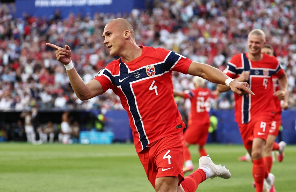 
Norway's Leo Ostigard. — Reuters