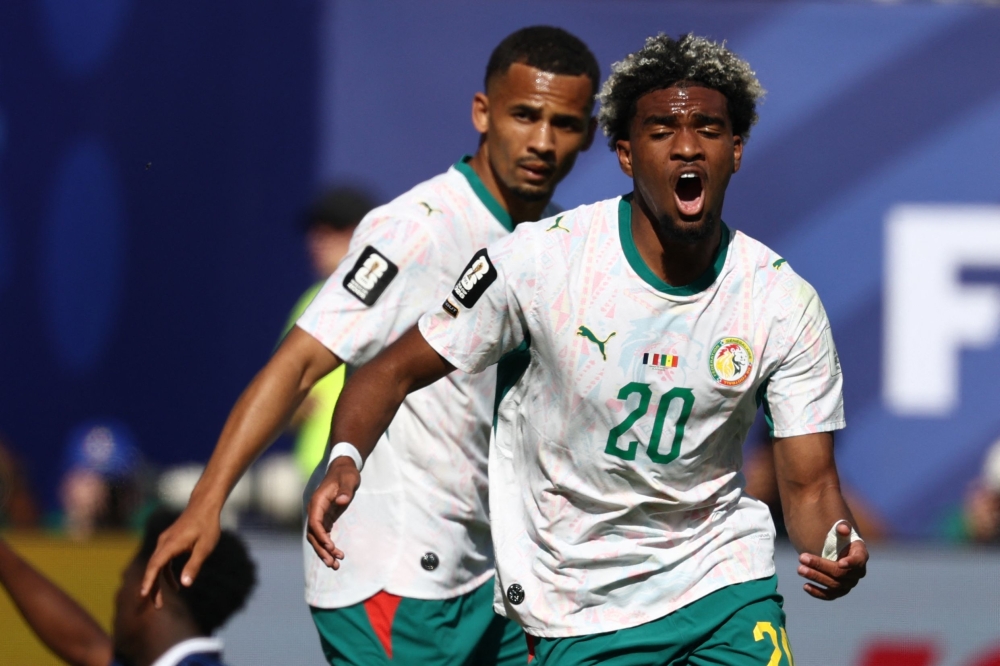 Senegal's  #20 Ibrahim Mbaye. — AFP