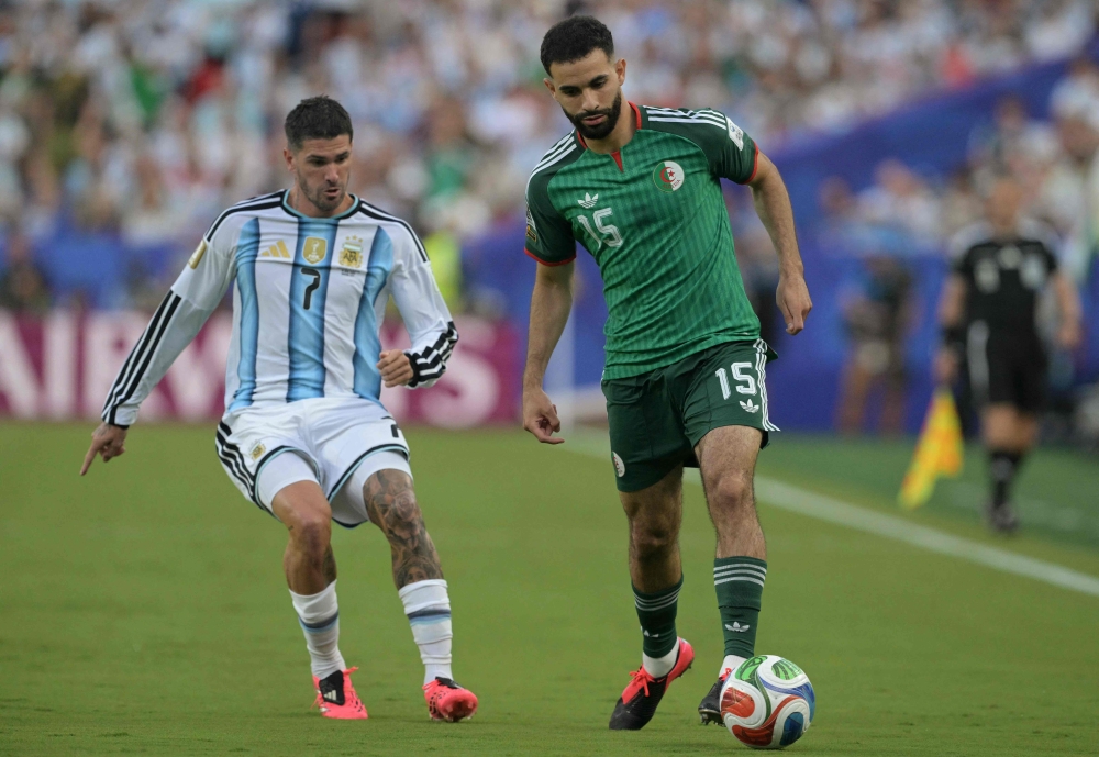  Algeria's defender #15 Rayan Ait-Nouri. — AFP