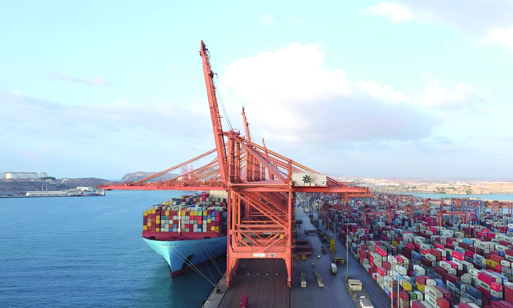 Commercial ports handled more than 143 million tonnes of cargo during the year.