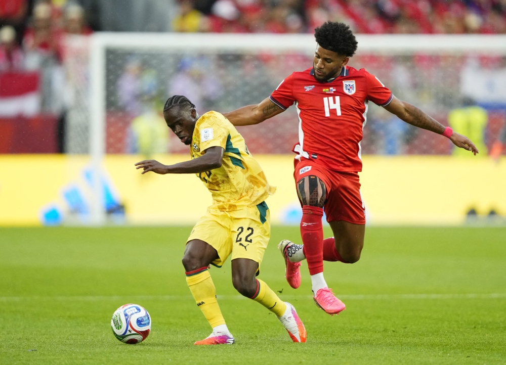  
Ghana's Kamaldeen Sulemana. — Reuters  