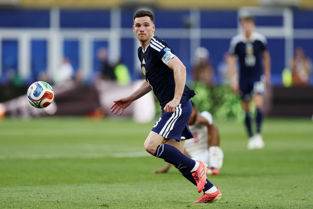 Scotland's #03 Robertson. — AFP