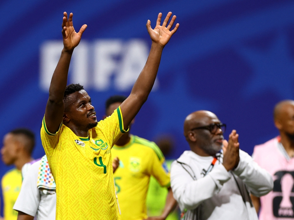  
South Africa's Teboho Mokoena. — Reuters