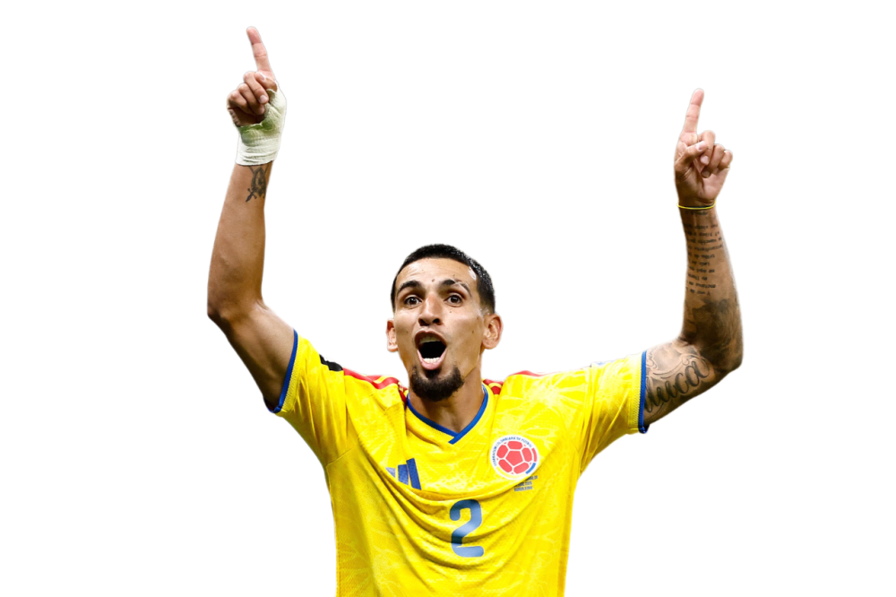 Colombia's defender #02 Daniel Munoz  