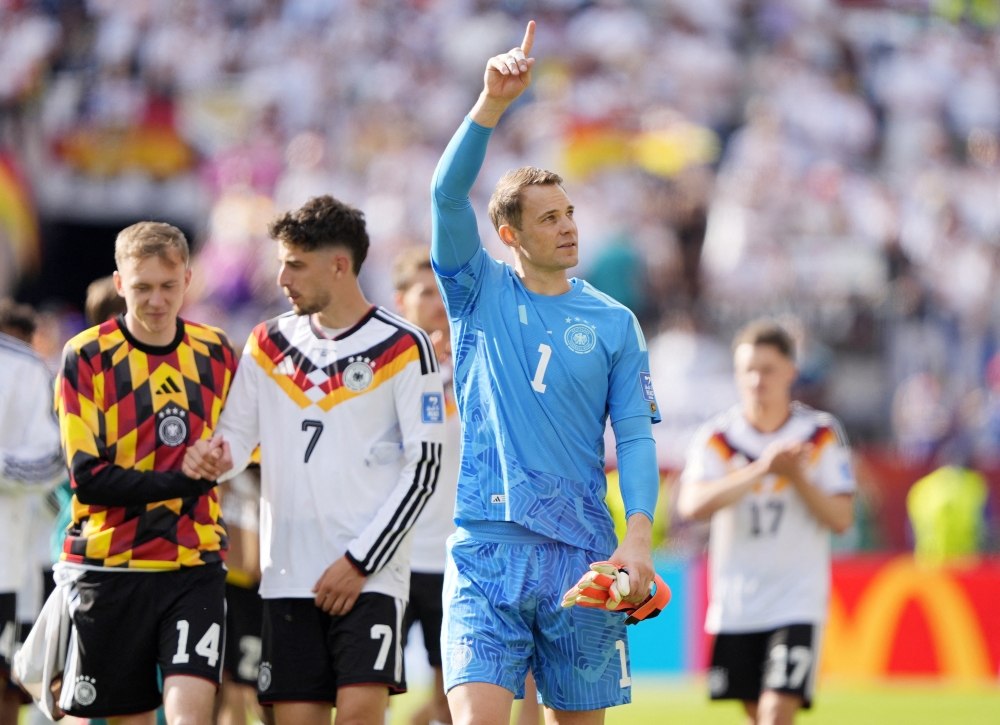  
Germany's Manuel Neuer. — Reuters