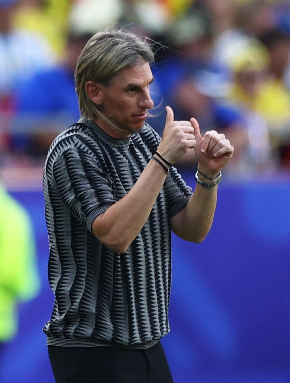  
Ecuador coach Sebastian Beccacece. — Reuters