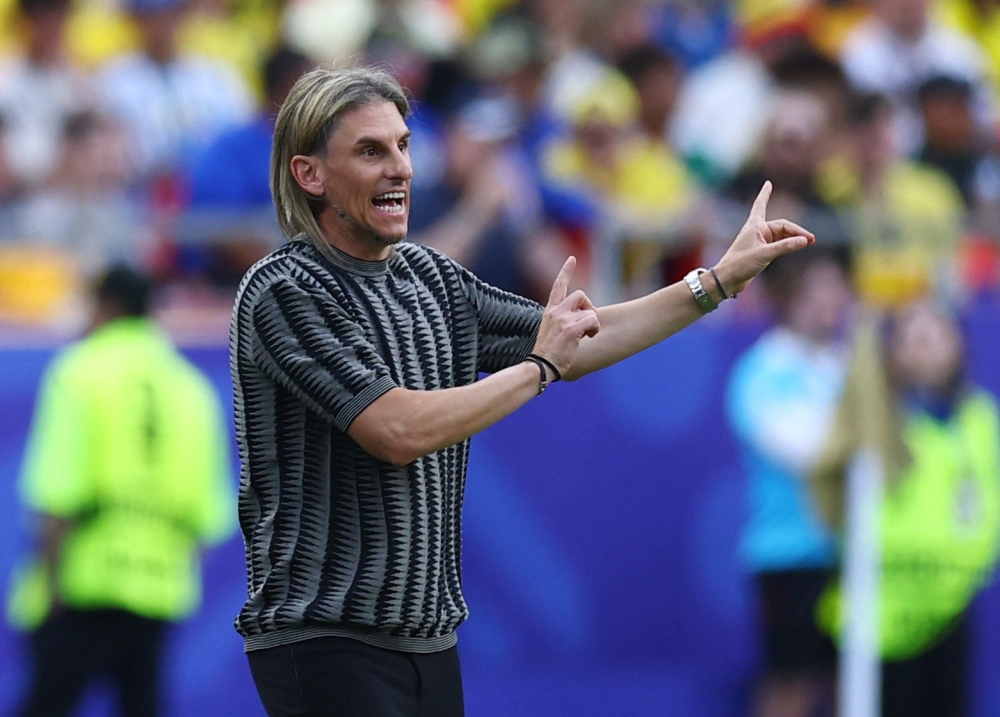  
Ecuador coach Sebastian Beccacece. — Reuters
