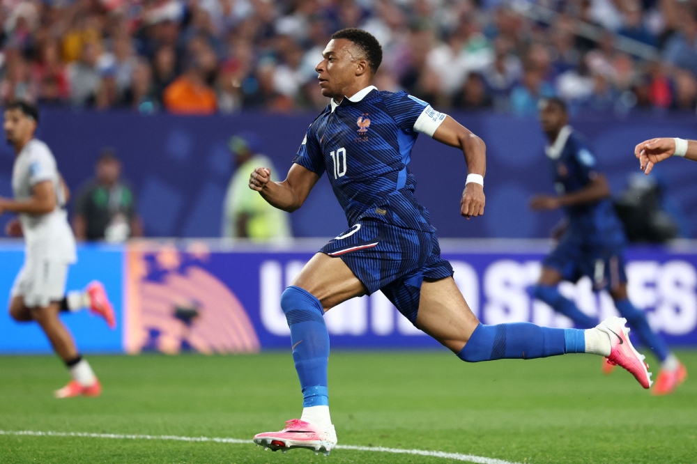 France's forward #10 Kylian Mbappe. — AFP