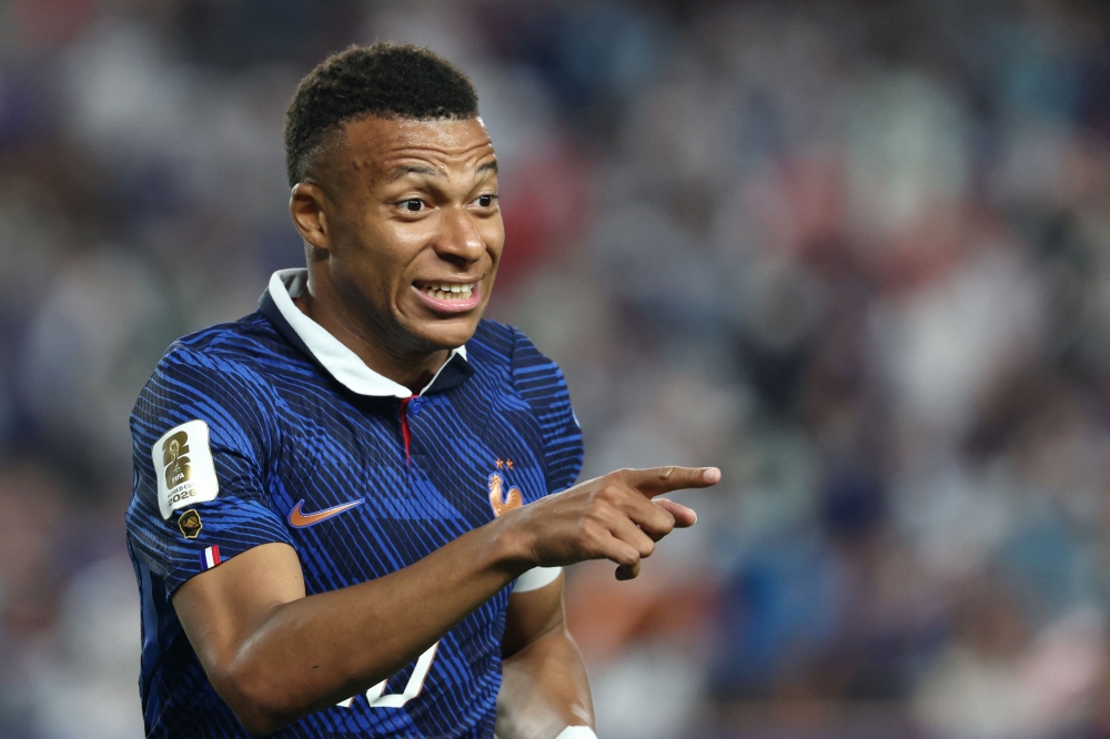 France's forward #10 Kylian Mbappe. — AFP