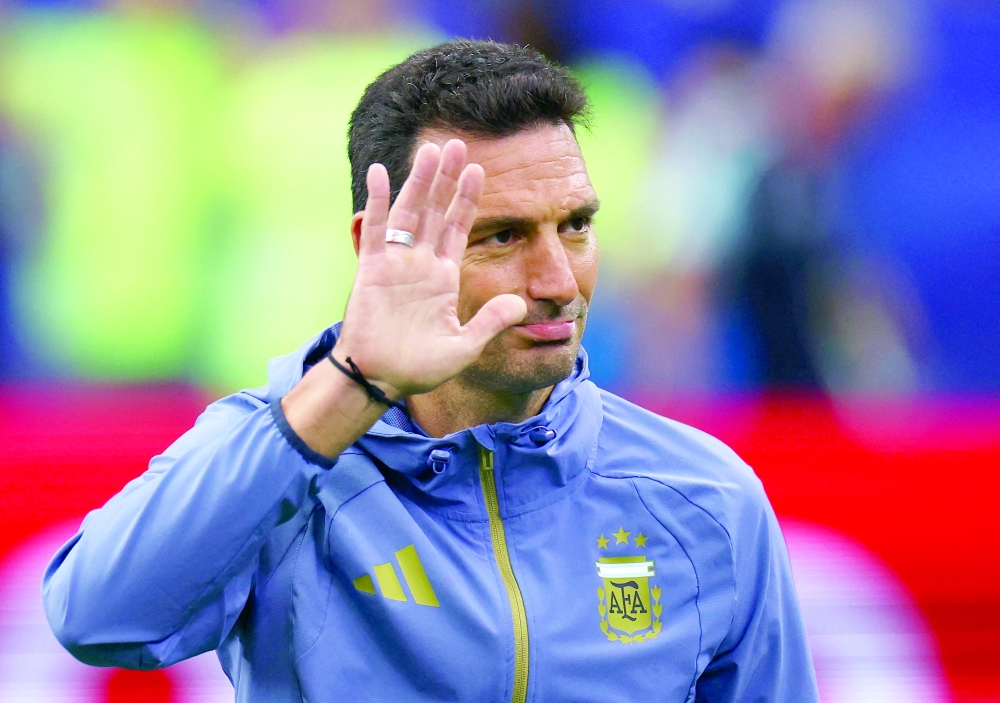 Soccer Football - FIFA World Cup 2026 - Group J - Argentina v Austria - Dallas Stadium, Arlington, Texas, U.S. - June 22, 2026
Argentina coach Lionel Scaloni before the match REUTERS/Hannah Mckay