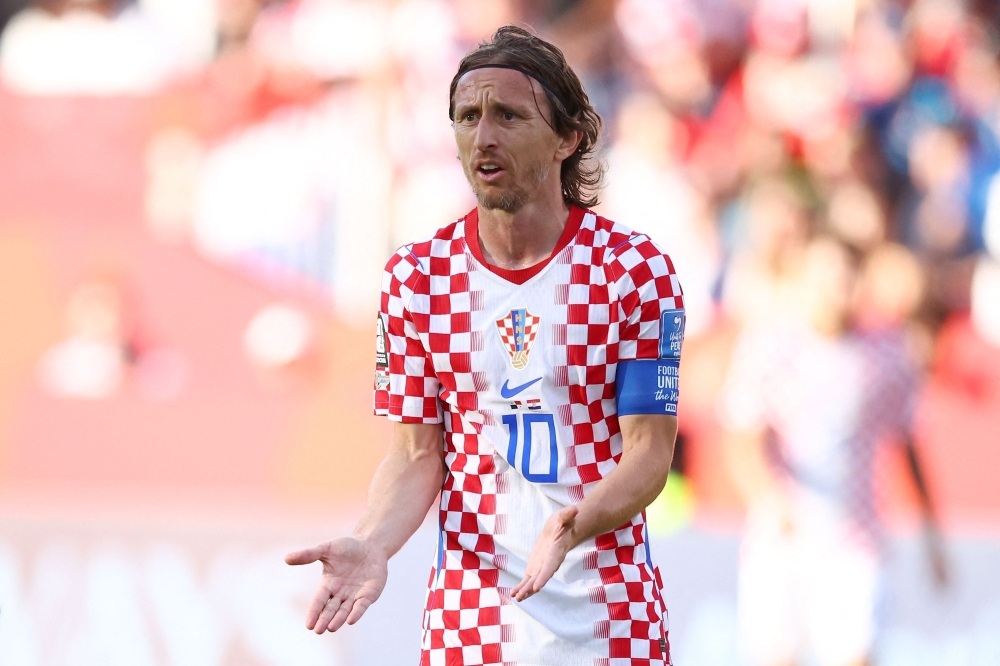 Croatia's midfielder #10 Luka Modric. — AFP
