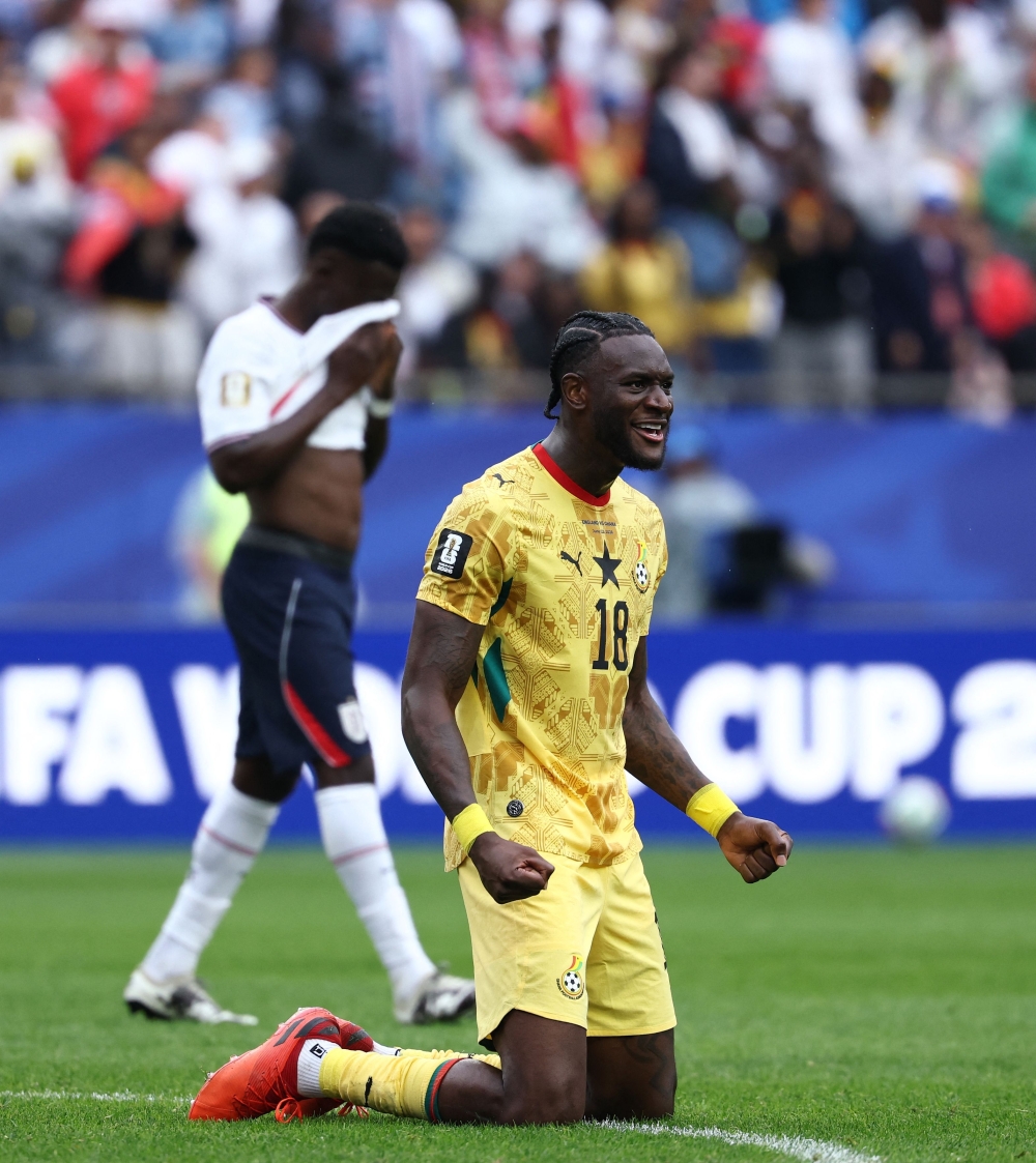 Ghana's defender #18 Jerome Opoku. — AFP
