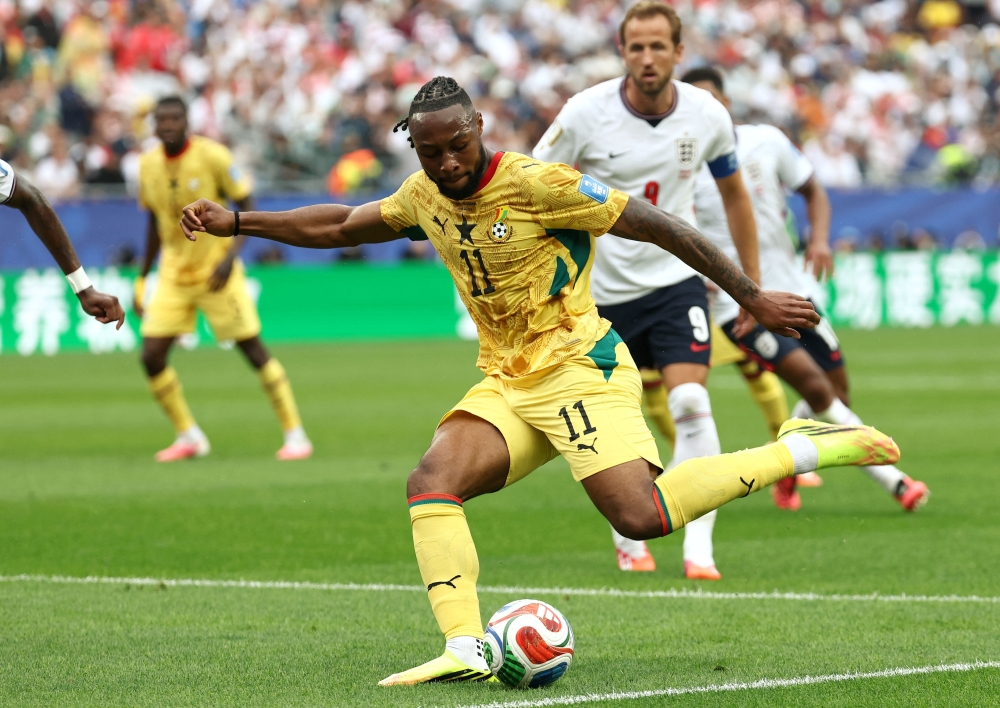 Ghana's forward #11 Antoine Semenyo. — AFP
