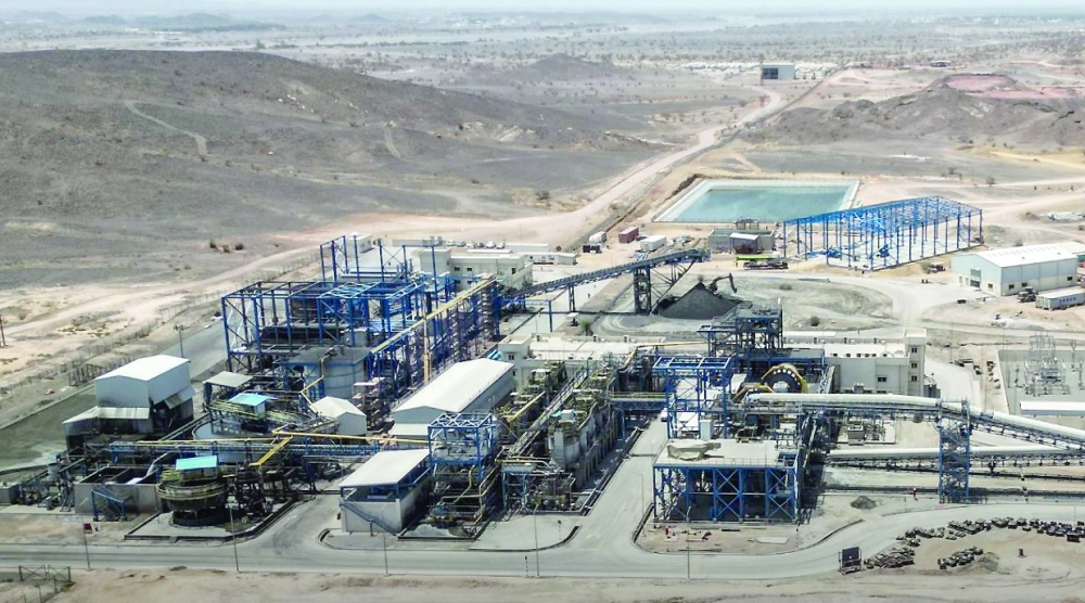 Al Hadeetha Resources’ copper concentrator project in Al Mudhaibi.