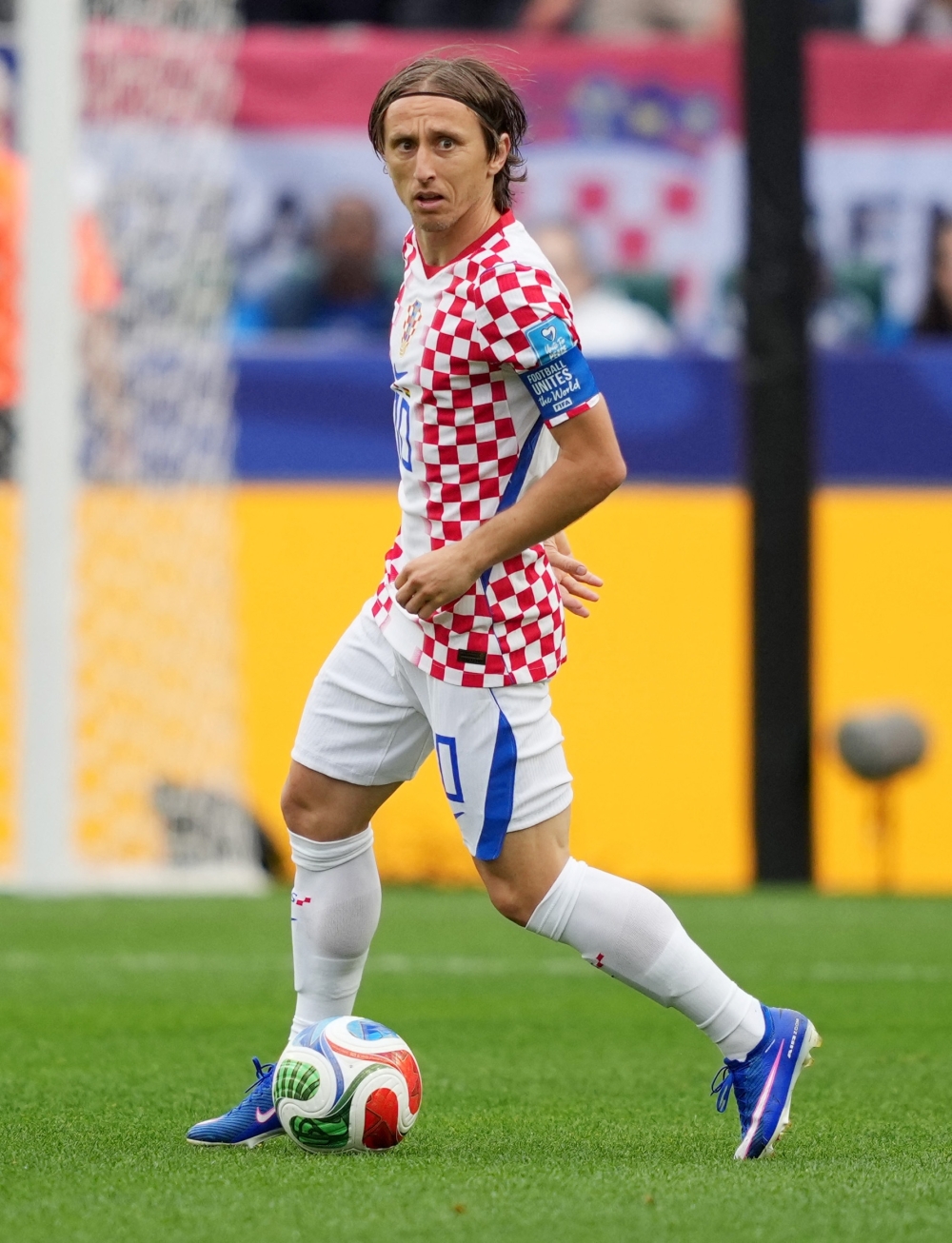  
Croatia's Luka Modric in action 