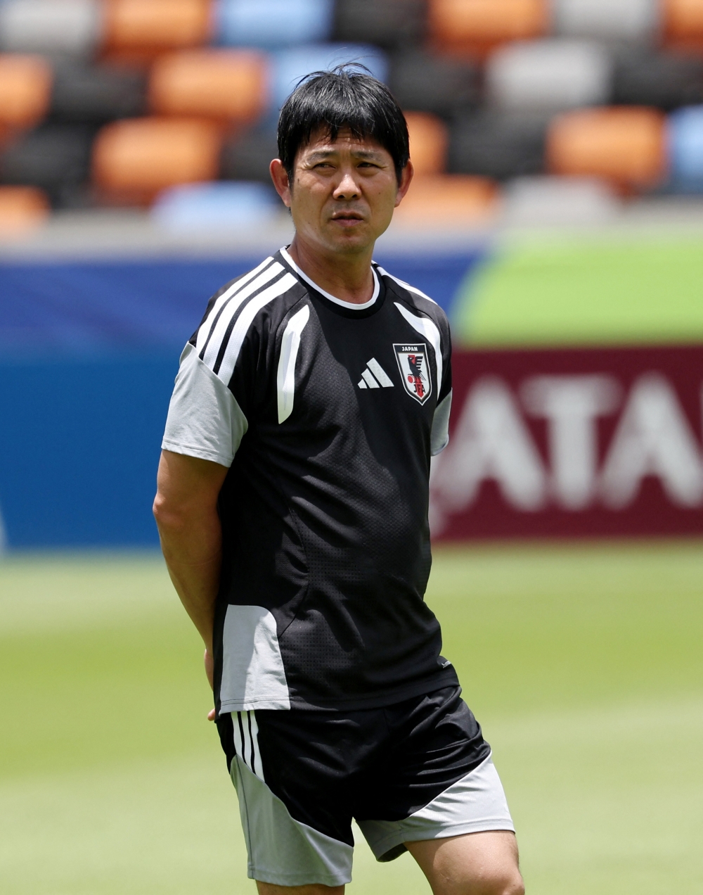  
Japan coach Hajime Moriyasu. — Reuters 