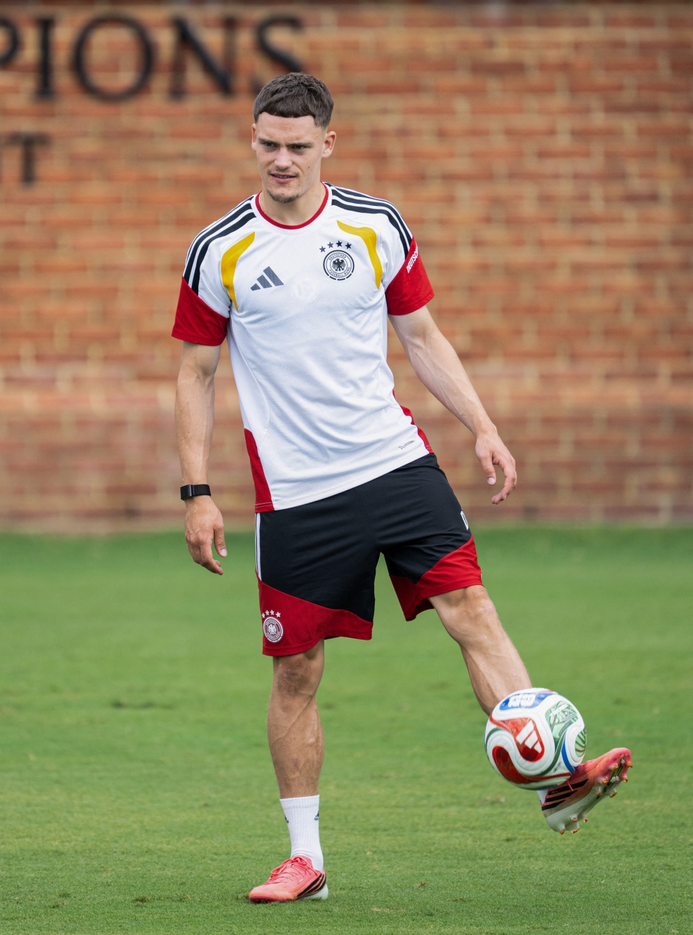  
Germany's Wirtz during training . — Reuters 