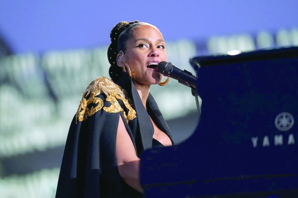 Alicia Keys performing during the Platinum Party at the Palace at Buckingham Palace—dpa