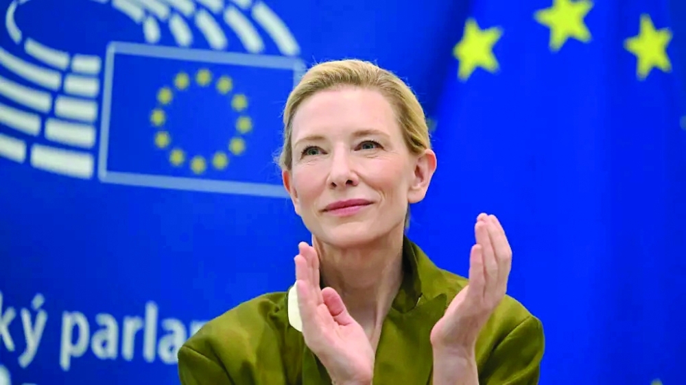 Cate Blanchett has been a staunch proponent of protecting rights in the AI age — AFP