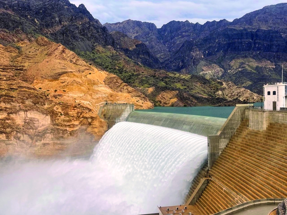 Wadi Dayqah Dam in Qurayyat.