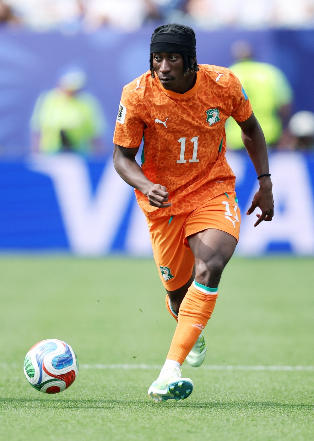 Ivory Coast's Yan Diomande