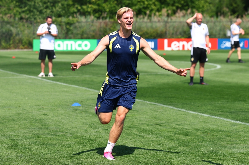  
Sweden's Lucas Bergvall. — Reuters