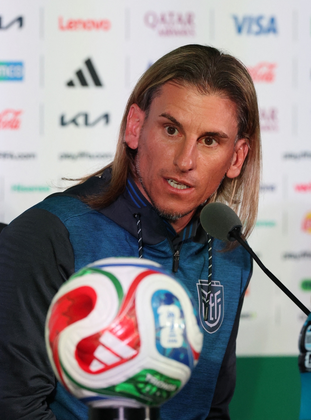  
Ecuador coach Sebastian Beccacece. — Reuters  