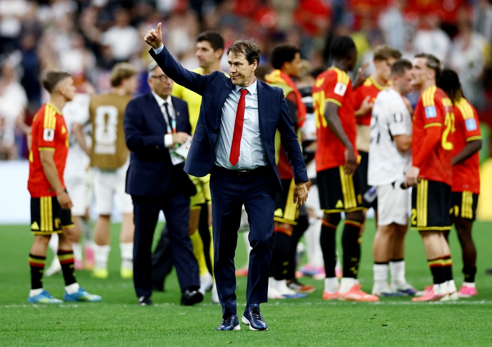  
Belgium coach Rudi Garcia. — Reuters   