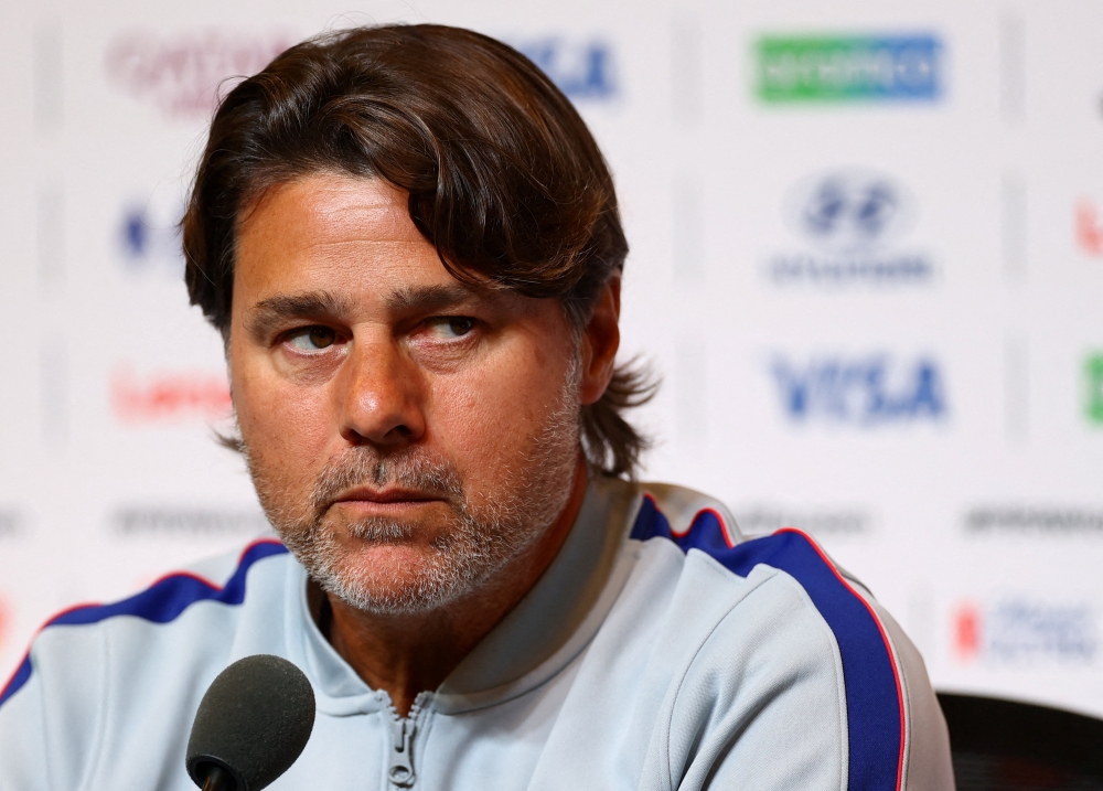  
U.S. coach Mauricio Pochettino. — Reuters  