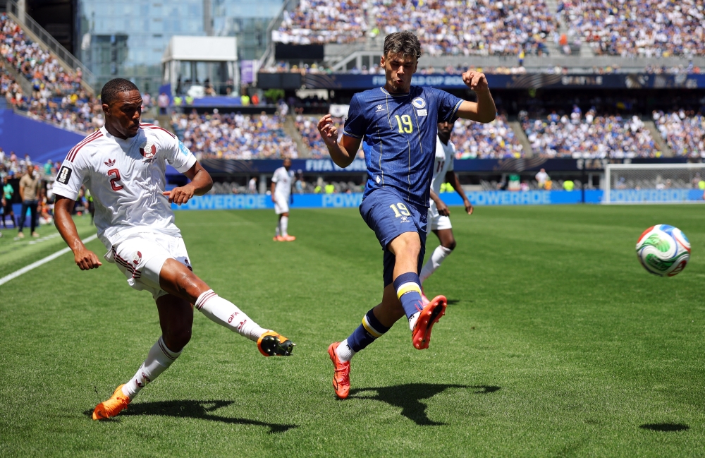  
  Bosnia and Herzegovina's Kerim Alajbegovic. — Reuters 