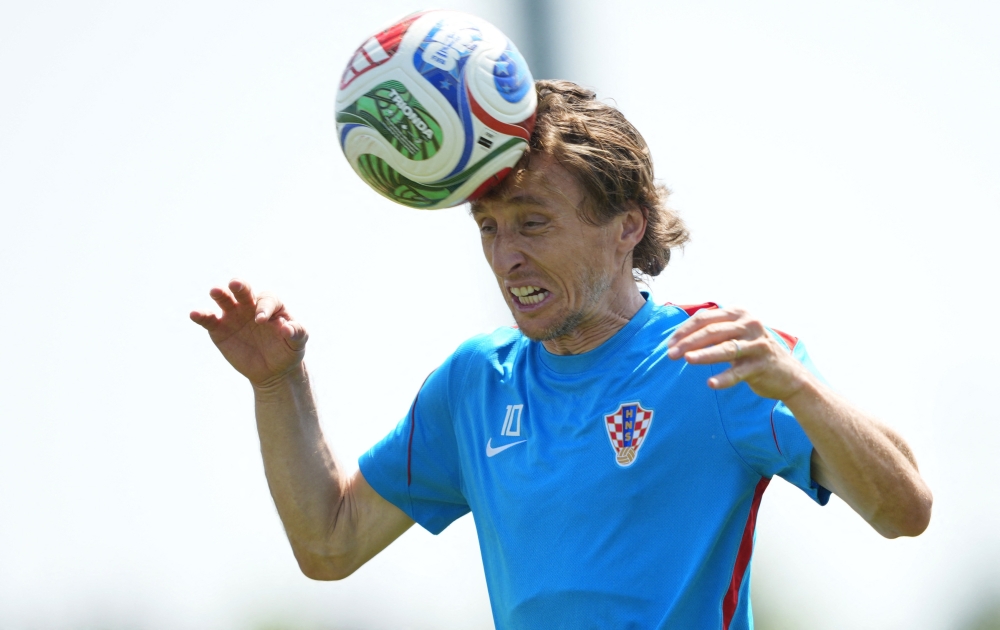  
Croatia's Luka Modric . — Reuters 