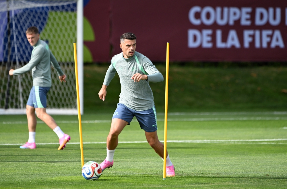  
Switzerland's Granit Xhaka. — Reuters   