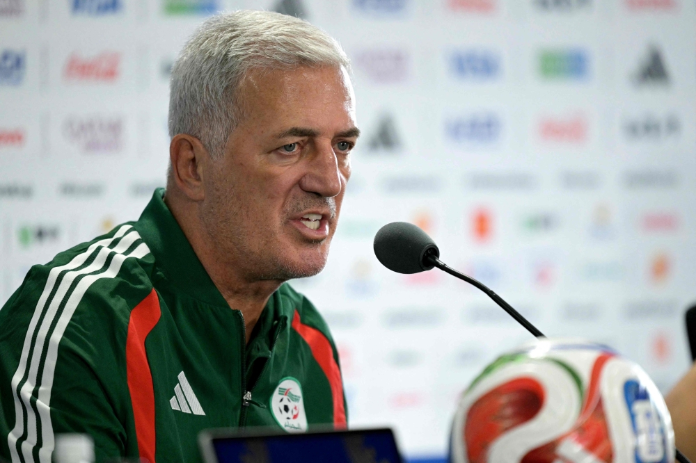 Algeria's Swiss head coach Vladimir Petkovic. — AFP